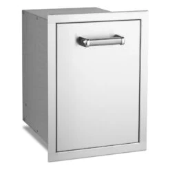 Fire Magic 53820TSC Premium Flush Double Trash Cabinet, 14.5x21-Inch