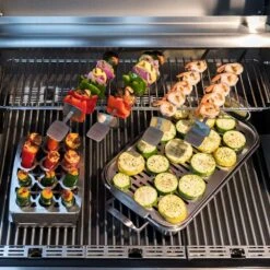 Saber A00AA7218 Stainless Steel Skewer Set With Sliders -Barbecue Supplies Store a00aa7218 ls b 02 20