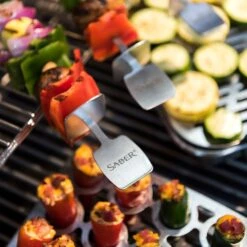 Saber A00AA7218 Stainless Steel Skewer Set With Sliders -Barbecue Supplies Store a00aa7218 ls c 02 20