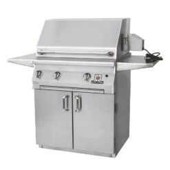 Solaire AGBQ-36 36-Inch Deluxe Freestanding Grill On 2-Door Cart With Rotisserie