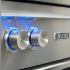 Lynx L30AG-CART Asado Gas Grill On Cart, 30-Inch -Barbecue Supplies Store backlit knobs