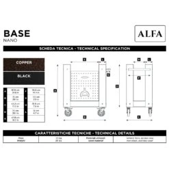 Alfa BFMD-S-NER Black Nano Base -Barbecue Supplies Store bfmd s ram spec a 02 23