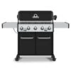 Broil King BR-590 Baron 590 Pro Stainless Steel 5-Burner Gas Grill With Rotisserie And Side Burner, 63-Inches