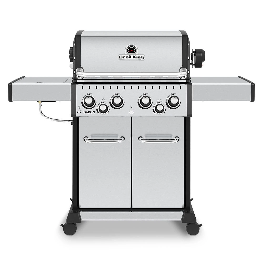 Broil King BR-S490 Baron S490 Pro Stainless Steel Infrared 4-Burner Gas Grill With Rotisserie And Side Burner, 57-Inches 3 Broil King BR-S490 Baron S490 Pro Stainless Steel Infrared 4-Burner Gas Grill With Rotisserie And Side Burner, 57-Inches