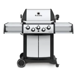 Broil King SIG-390 Signet 390 3-Burner Grill On 2-Wheel Cart With Side Burner, 25.5-Inches
