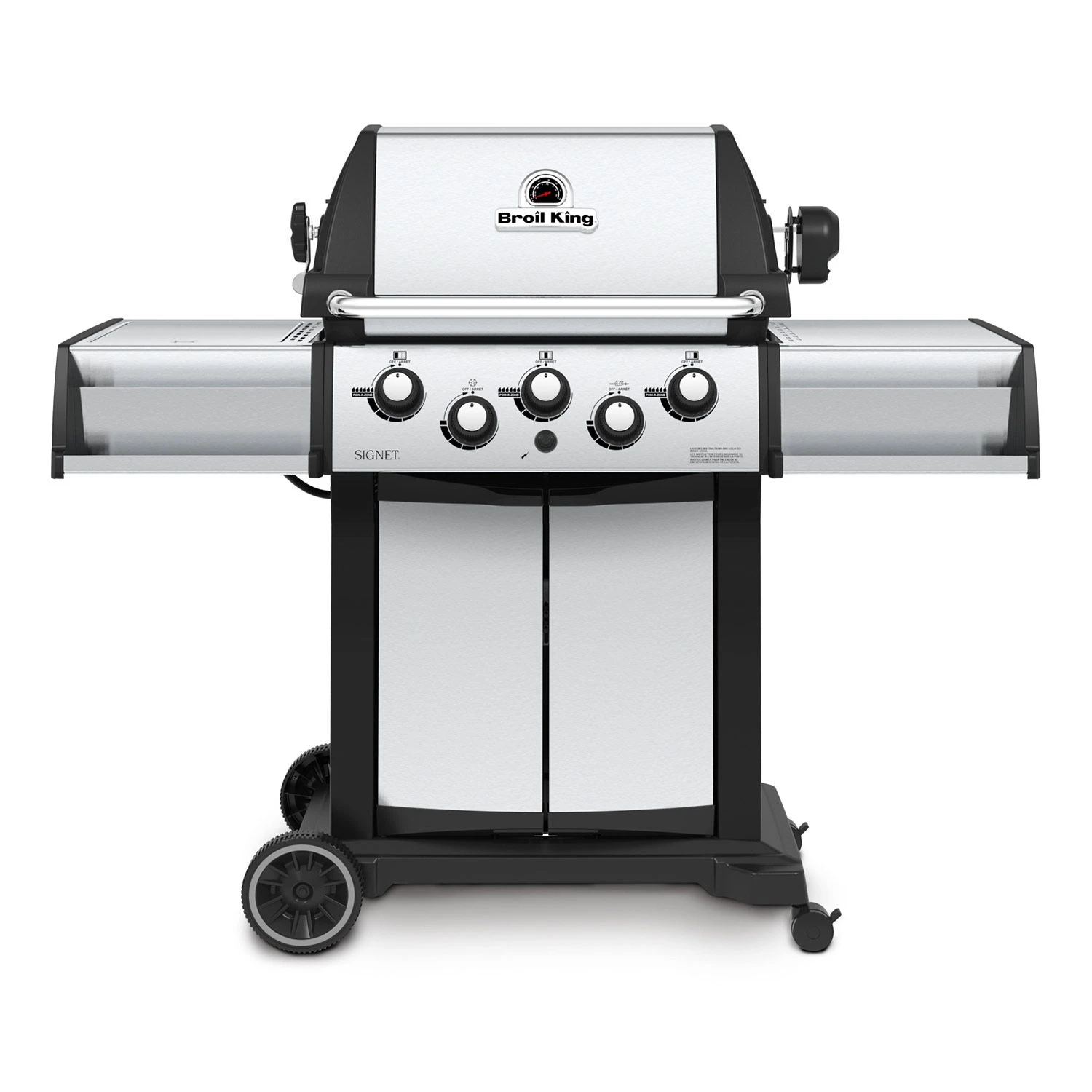 Broil King SIG-390 Signet 390 3-Burner Grill On 2-Wheel Cart With Side Burner, 25.5-Inches 3 Broil King SIG-390 Signet 390 3-Burner Grill On 2-Wheel Cart With Side Burner, 25.5-Inches