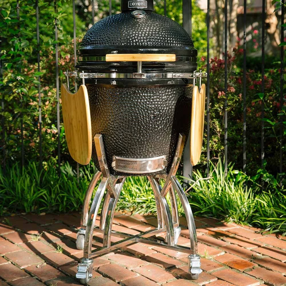 Coyote Asado Stand With Side Shelves (C1CHCS-CT) 5 Coyote Asado Stand With Side Shelves (C1CHCS-CT) - Image 3