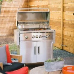 Coyote Stainless Steel Freestanding Builder Gas Grill With Infrared Sear Burner And Rotisserie, 36-Inch (C1S36-CT) -Barbecue Supplies Store c2sl36 ct ls b 07 21