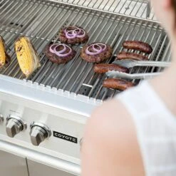 Coyote Stainless Steel Freestanding Builder Gas Grill With Infrared Sear Burner And Rotisserie, 36-Inch (C1S36-CT) -Barbecue Supplies Store c2sl42 ct ls k 07 21