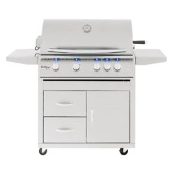 Barbecue Supplies Store 26 Summerset SIZPRO32-CART-SIZ32 Sizzler Pro Series Gas Grill On Deluxe Cart, 32-Inch