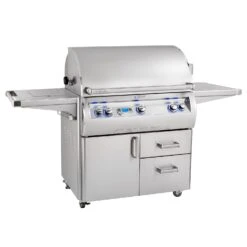 Barbecue Supplies Store 36 Fire Magic E790s Echelon Diamond Gas Grill On Cart With Double Side Burner