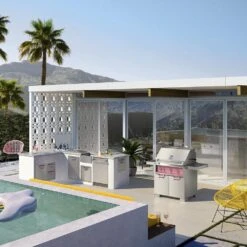 Aspire By Hestan ECD30 Double Door Grill Cart For 30-Inch Aspire Grill Head -Barbecue Supplies Store ecd30 config ls b 02 22 1