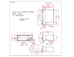 Lynx L30WD-1 Warming Drawer, 30x11.5-Inch 8 Lynx L30WD-1 Warming Drawer, 30x11.5-Inch -Barbecue Supplies Store l30wd 1 specs