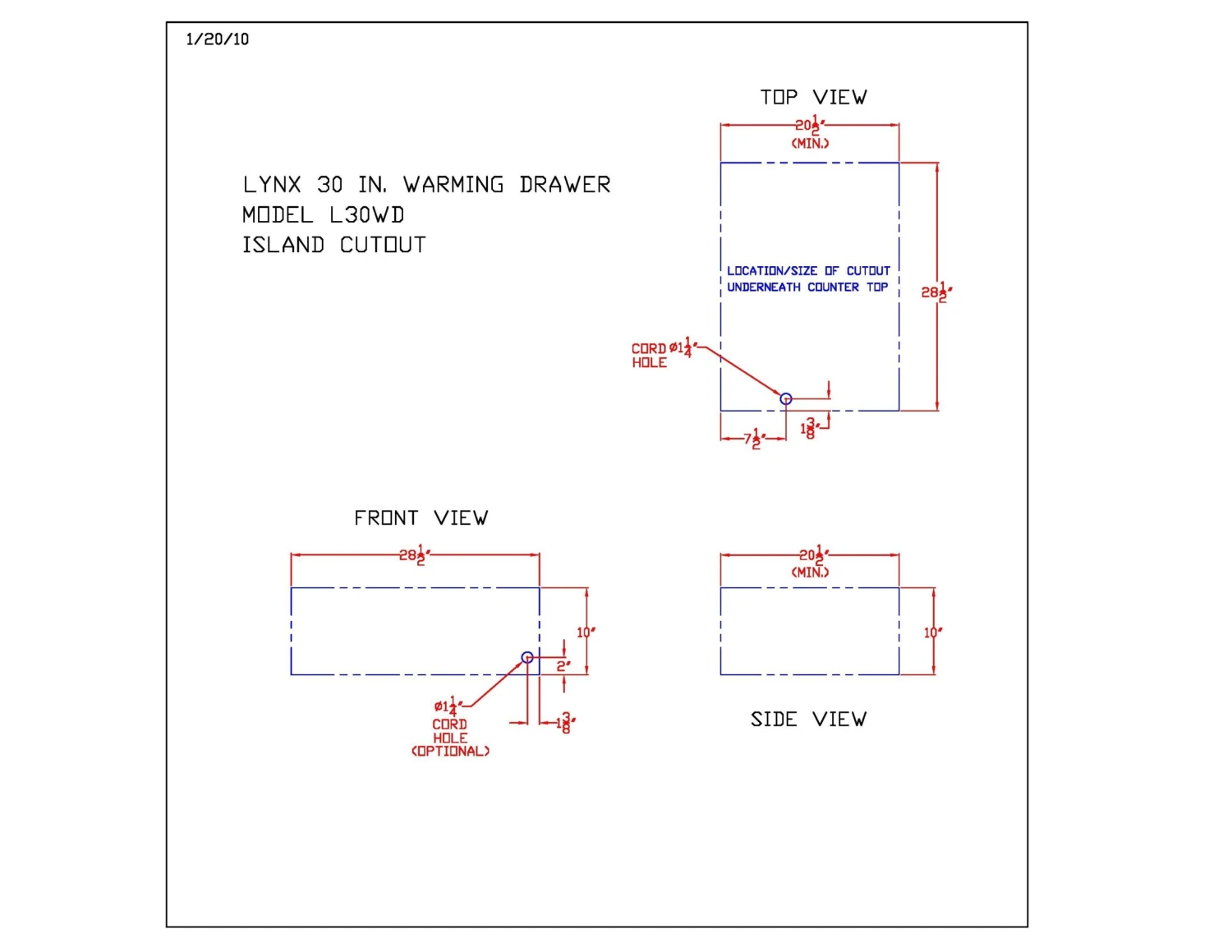 Lynx L30WD-1 Warming Drawer, 30x11.5-Inch 6 Lynx L30WD-1 Warming Drawer, 30x11.5-Inch - Image 4