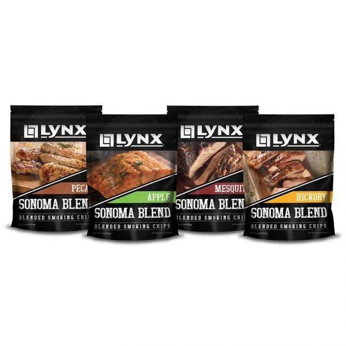 Lynx LSCF Smoker Wood Chip Blend, Four Pack 3 Lynx LSCF Smoker Wood Chip Blend, Four Pack