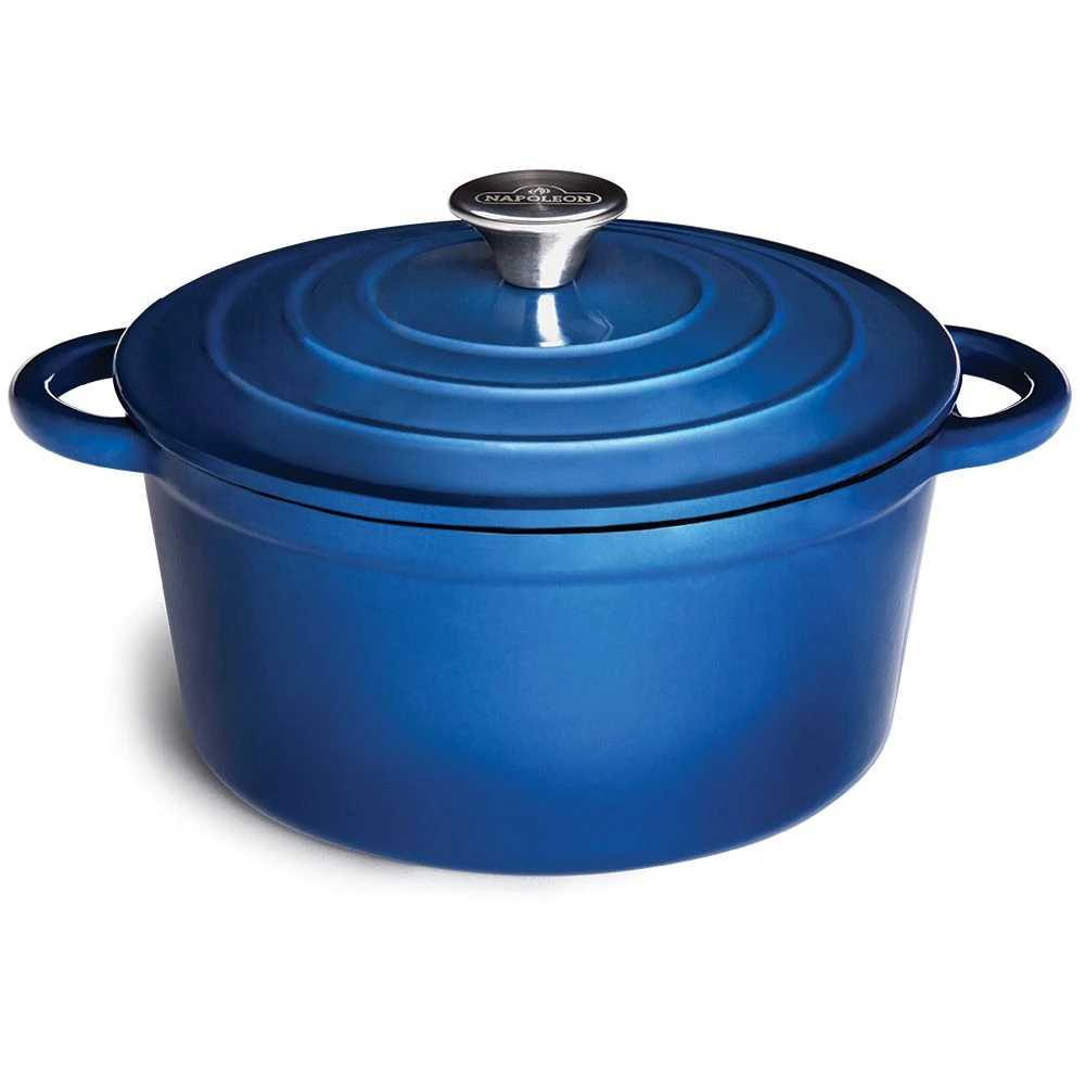 Napoleon 70152 Cast Iron Round Casserole Dish 3 Napoleon 70152 Cast Iron Round Casserole Dish