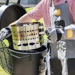 Oklahoma Joe's OKJ-3339484R06 Leather Smoking Gloves -Barbecue Supplies Store okj 3339484r06 f 05 21