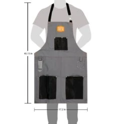 Oklahoma Joe's OKJ-9976646R06 Canvas & Leather Smoking Apron 10 Oklahoma Joe's OKJ-9976646R06 Canvas & Leather Smoking Apron -Barbecue Supplies Store okj 9976646r06 c 05 21
