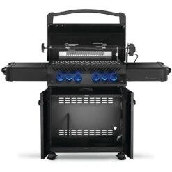 Napoleon P500RSIBK-3-PHM Phantom Prestige 500 Gas Grill On Cart With Infrared Side And Rear Burners -Barbecue Supplies Store p500rsibk 3 phm config c 11 22