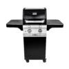 Saber R33CC1017 2-Burner Deluxe Freestanding Infrared Grill, Black, 20-Inches