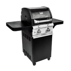 Saber R33CC1017 2-Burner Deluxe Freestanding Infrared Grill, Black, 20-Inches -Barbecue Supplies Store r33cc1017 c 02 20