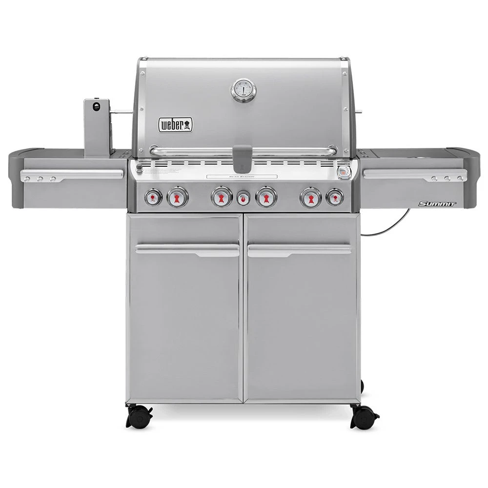 Weber Summit 4-Burner Freestanding Gas Grill With Rotisserie, Sear Station And Side Burner (WEB-E-S-470) 3 Weber Summit 4-Burner Freestanding Gas Grill With Rotisserie, Sear Station And Side Burner (WEB-E-S-470)