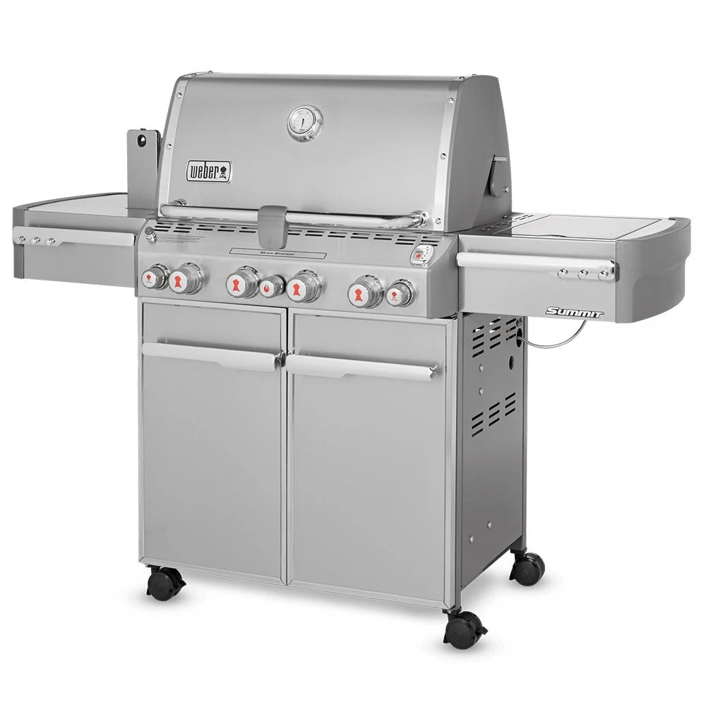 Weber Summit 4-Burner Freestanding Gas Grill With Rotisserie, Sear Station And Side Burner (WEB-E-S-470) 4 Weber Summit 4-Burner Freestanding Gas Grill With Rotisserie, Sear Station And Side Burner (WEB-E-S-470) - Image 2