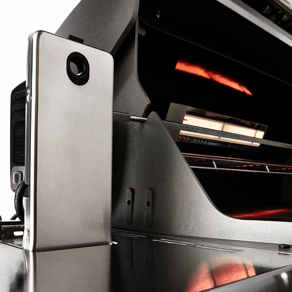 Weber Summit 4-Burner Freestanding Gas Grill With Rotisserie, Sear Station And Side Burner (WEB-E-S-470) 8 Weber Summit 4-Burner Freestanding Gas Grill With Rotisserie, Sear Station And Side Burner (WEB-E-S-470) - Image 6